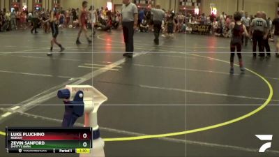 67 lbs Quarterfinal - Zevin Sanford, Smitty`s Barn vs Luke Pluchino, Rideout