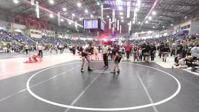 180 lbs Consi Of 4 - Grayson Watson, Mountain Ridge Middle School vs Leevi White, Sargent Wrestling