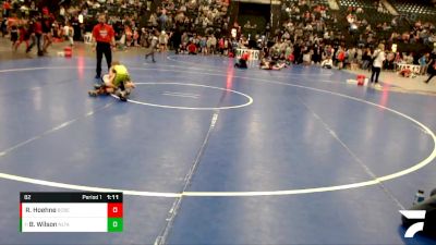 82 lbs Semifinal - Bradyn Wilson, Next Level Training Academy vs Ryan Hoehne, Battle Creek Brave Elite