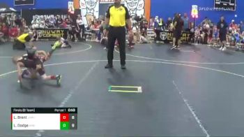 60 lbs Finals (8 Team) - Liam Brent, Untouchables Purple vs Logan Dodge, ARES Black