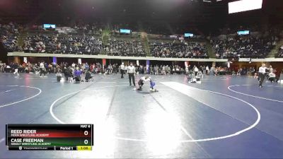 78 lbs Quarterfinal - Case Freeman, Sebolt Wrestling Academy vs Reed Rider, Moen Wrestling Academy