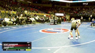 106 Class 4 lbs Cons. Round 3 - Tanner Putt, Carthage vs Wyatt Dannegger, Francis Howell North