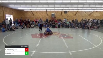177 lbs Quarterfinal - Anthony Garraway, Junction City vs Andrew Locke, Cazenovia