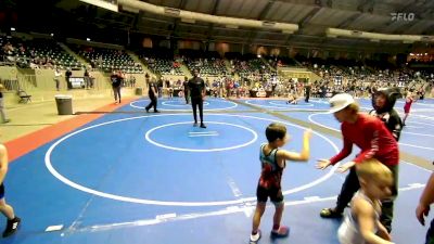 46 lbs Semifinal - James Evans, Bartlesville Wrestling Club vs Cassius Bennett, North Mabee Team Stampede