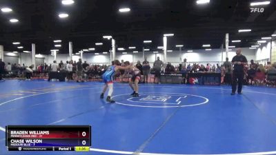 130 lbs Semis & 3rd Wb (16 Team) - Braden Williams, Pennsylvania Red vs Chase Wilson, Missouri Blue