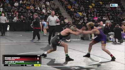 149 lbs Cons. Round 3 - Matthew Williams, Army West Point vs Ryder Downey, Northern Iowa