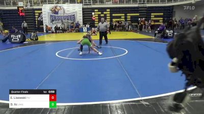 90 lbs Quarterfinal - Evan Lisowski, PV/ M2TC vs Dylan Ilc, Lake Catholic