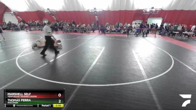 220 lbs Quarterfinal - Thomas Perra, Wisconsin vs Marshell Self, Team Nazar Training Center