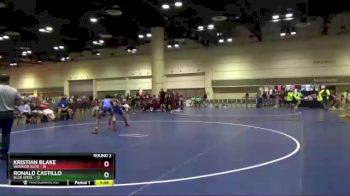 138 lbs Round 2 (10 Team) - Kristian Blake, Warrior Elite vs Ronald Castillo, Blue Steel