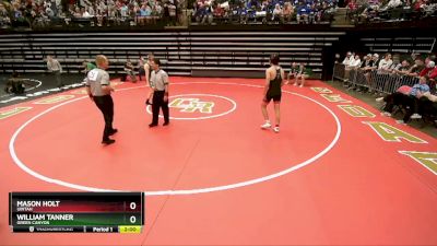 165 lbs Quarterfinal - Mason Holt, Uintah vs William Tanner, Green Canyon