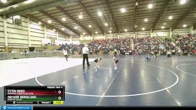 54 lbs Quarterfinal - Decker Berglund, Sons Of Atlas vs Tytin Reed, Fremont Wrestling Club