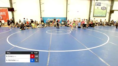 55 kg Rr Rnd 5 - Bailey Emery, Valkyrie Girls WC vs Alexis Nicholas, Headhunters WC