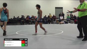 132 lbs Finals (2 Team) - Brandon Cannon, Beast Coast vs Landon Hawkins, Indiana Outlaws