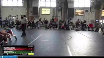 96 lbs Round 6 (8 Team) - Austin Appel, Warhawks Black vs Jake Amiott, NCWAY Crusaders