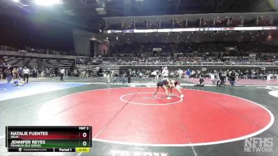 111 lbs Cons. Round 2 - Natalie Fuentes, Delhi vs Jennifer Reyes, Franklin (Elk Grove)