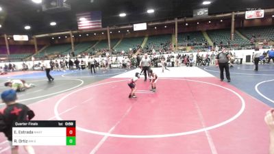 46 lbs Quarterfinal - Ezekiel Estrada, Martinez School Of Wrestling vs Romeo Ortiz, NM Gold