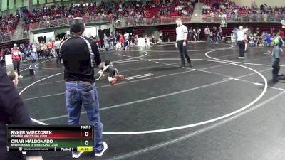 62 lbs Cons. Round 1 - Ryker Wieczorek, Pioneer Wrestling Club vs Omar Maldonado, Nebraska Elite Wrestling Club