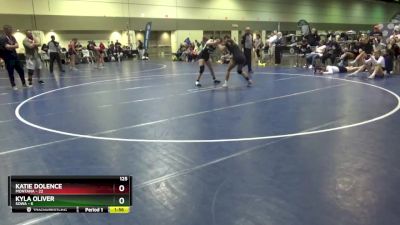 125 lbs Round 2 (6 Team) - Katie Dolence, Montana vs Kyla Oliver, SOWA