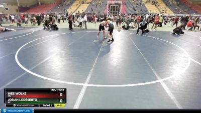 160 lbs Semifinal - Josiah Lodeserto, NC vs Wes Wolke, MN