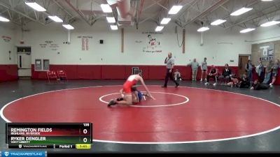 138 lbs Round 2 - Ryker Dengler, West Liberty vs Remington Fields, Highland, Riverside