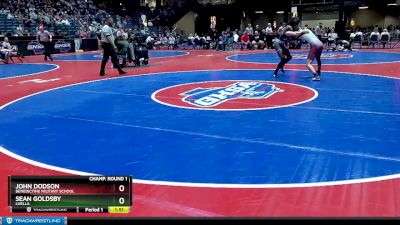 4A-138 lbs Champ. Round 1 - Sean Goldsby, Luella vs John Dodson, Benedictine Military School