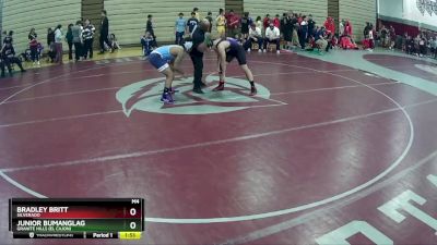 175 lbs Champ. Round 2 - Junior Bumanglag, Granite Hills (El Cajon) vs Bradley Britt, Silverado