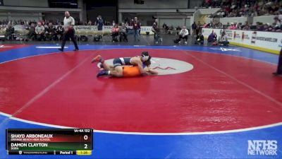 1A-4A 132 1st Place Match - Shayd Arboneaux, Orange Beach High School vs Damon Clayton, Dora