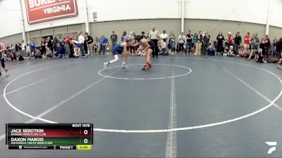 87 lbs Cons. Round 4 - Jack Serotkin, Ranger Wrestling Club vs Daxon Marois, Smithfield Youth Wrestling