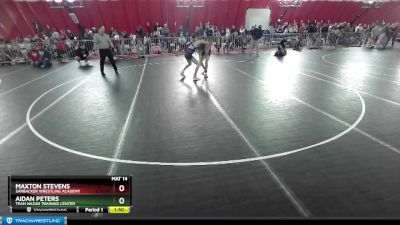 120 lbs Quarterfinal - Maxton Stevens, Sarbacker Wrestling Academy vs Aidan Peters, Team Nazar Training Center