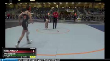 113 lbs Round 3 (4 Team) - Tyson Flack, 3A La Pine vs David Wheeler, 3A Yamhill Carlton