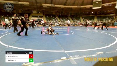 52 lbs Final - Landyn Schadt, Big Game Wrestling Club vs John Reimer, Team Nazar