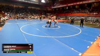 195 lbs D2/d3 - Semi-finals (sat 10:00am.) - Cameron Wolf, Fennimore vs Mason Oertel, Stratford