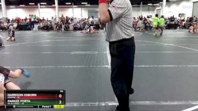 92 lbs Round 1 (8 Team) - Parker Porta, PA Alliance vs Harrison Osborn, Kraken