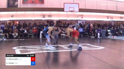 86 kg Consolation - Domenic Abounader, Lebanon/NYAC vs Drew Foster, Panther Wrestling Club RTC