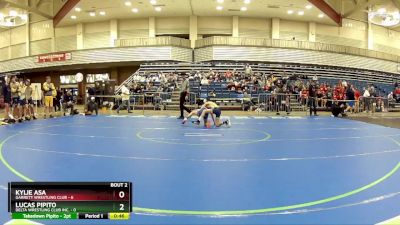 80 lbs Round 1 (6 Team) - Kylie Asa, Garrett Wrestling Club vs Lucas Pipito, Delta Wrestling Club Inc.