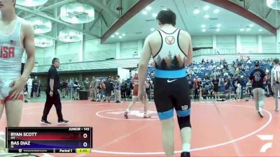 145 lbs Champ. Round 2 - Ryan Scott, OH vs Bas Diaz, IA