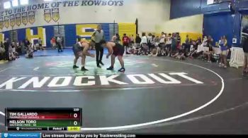 220 lbs Round 6 (8 Team) - Nelson Toro, Southside Mafia vs Tim Gallardo, Maximum Performance