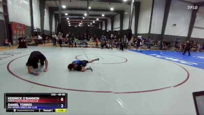 49-56 lbs 1st Place Match - Keidrick O`Bannon, FordDynastyWrestlingClub vs Daniel Torres, Mat Demon Wrestling Club