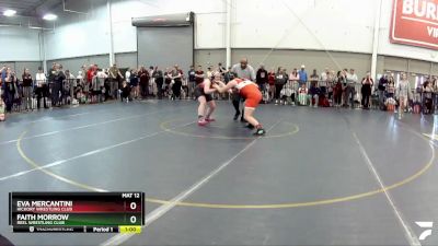 162-169 lbs Round 2 - Eva Mercantini, Hickory Wrestling Club vs Faith Morrow, Reel Wrestling Club