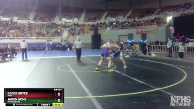 D4-157 lbs Cons. Round 1 - Brock Bryce, Pima vs Jaxon Hone, Wickenburg