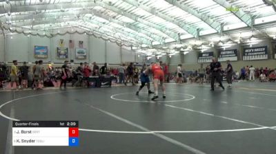 97 kg Quarterfinal - John Borst, SERTC-VT vs Kevin Snyder, Ohio State-Unattached