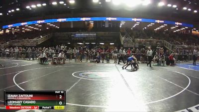 2A 150 lbs Champ. Round 1 - Leomany Casado, Land O`Lakes vs IZAIAH ZAITOUNI, Osceola Fundamental