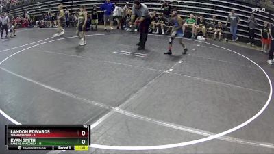 70 lbs Round 2 (6 Team) - Kyan Smith, Kansas Anaconda vs Landon Edwards, Team Missouri