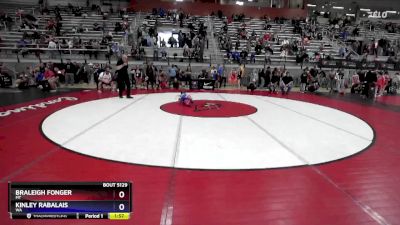 40 lbs Round 3 - Braleigh Fonger, MT vs Kinley Rabalais, WA