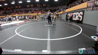 46 lbs Quarterfinal - Charles Ross, Norman Grappling Club vs Elliott Watson, Comanche Takedown Club