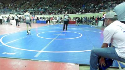 110 lbs Quarterfinal - Karson Hopkins, Bixby vs Marcus DeLaRosa, Altus JH