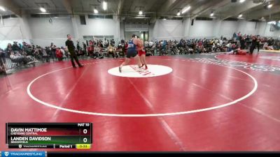 285 lbs Cons. Round 7 - Landen Davidson, Broomfield vs Davin Mattimoe, Cheyenne Central