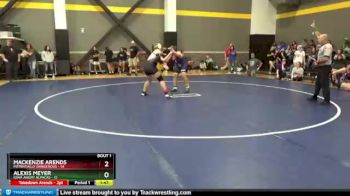 190 lbs Round 1 (4 Team) - Mackenzie Arends, Potentially Dangerous vs Alexis Meyer, Iowa Angry Alpacas