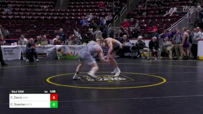 160 lbs Round Of 16 - Carter Davis, Central York vs Charlie Scanlan, Bethlehem Cath