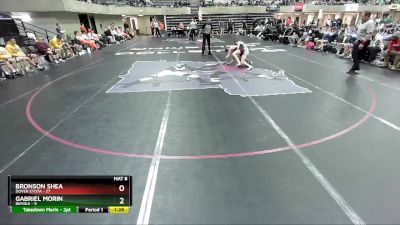 106 lbs Semis & 1st Wrestleback (8 Team) - Bronson Shea, Dover Eyota vs Gabriel Morin, Bemidji